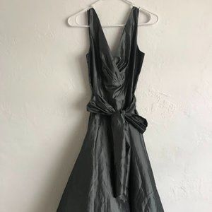 Max & Cleo 'Faux Wrap' Taffeta Dress Size 2